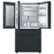 Alt View Zoom 13. Samsung - 23 cu. ft. Bespoke Counter Depth 4-Door French Door Refrigerator with Family Hub™ - Charcoal glass.