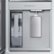 Alt View Zoom 15. Samsung - 23 cu. ft. Bespoke Counter Depth 4-Door French Door Refrigerator with Family Hub™ - Charcoal glass.