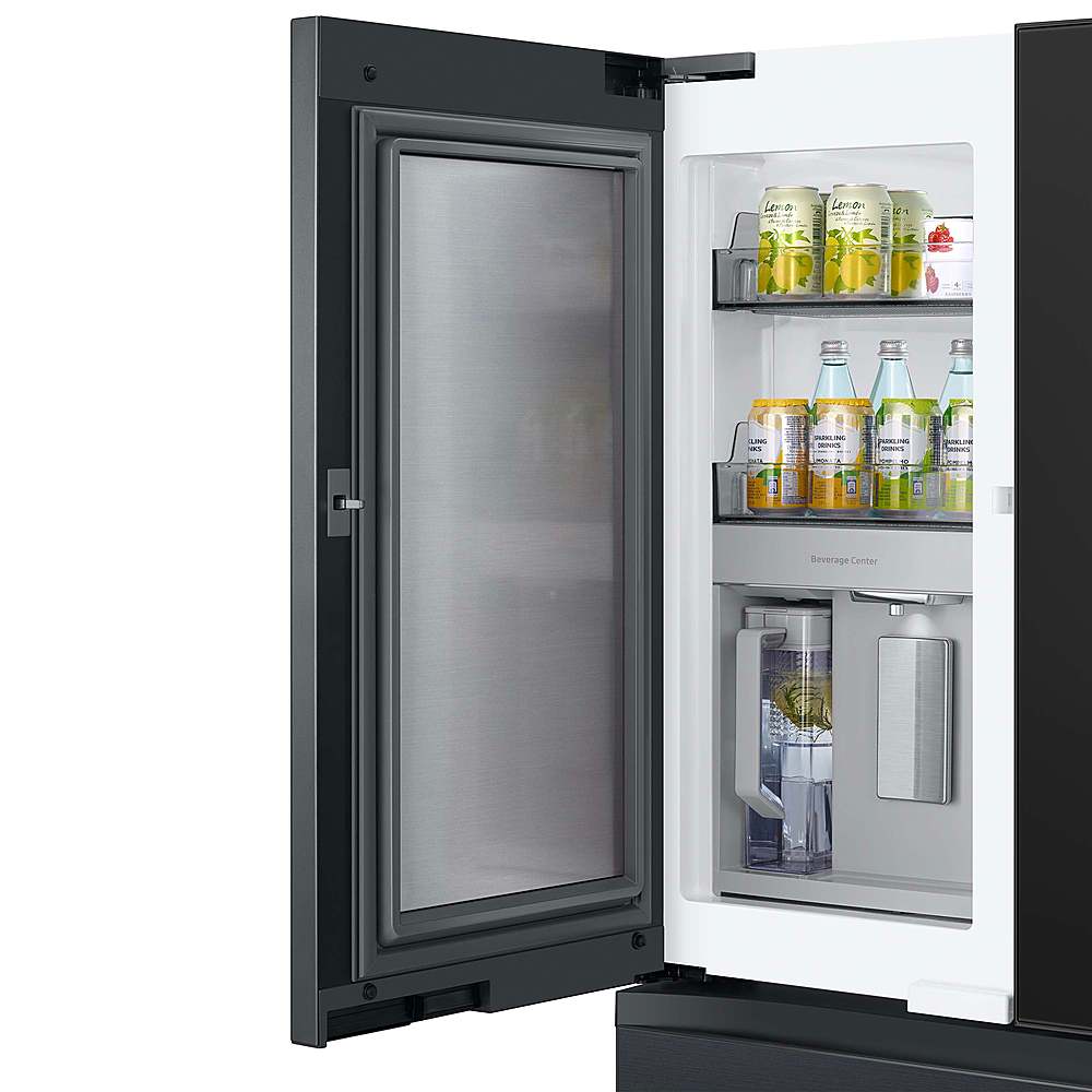 Samsung 23 cu. ft. Smart Counter Depth 4-Door Flex Refrigerator with Family  Hub and Beverage Center