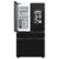 Alt View 14. Samsung - BESPOKE 23 cu. ft 4-Door French Door Counter Depth Smart Refrigerator with Family Hub - Custom Panel Ready.