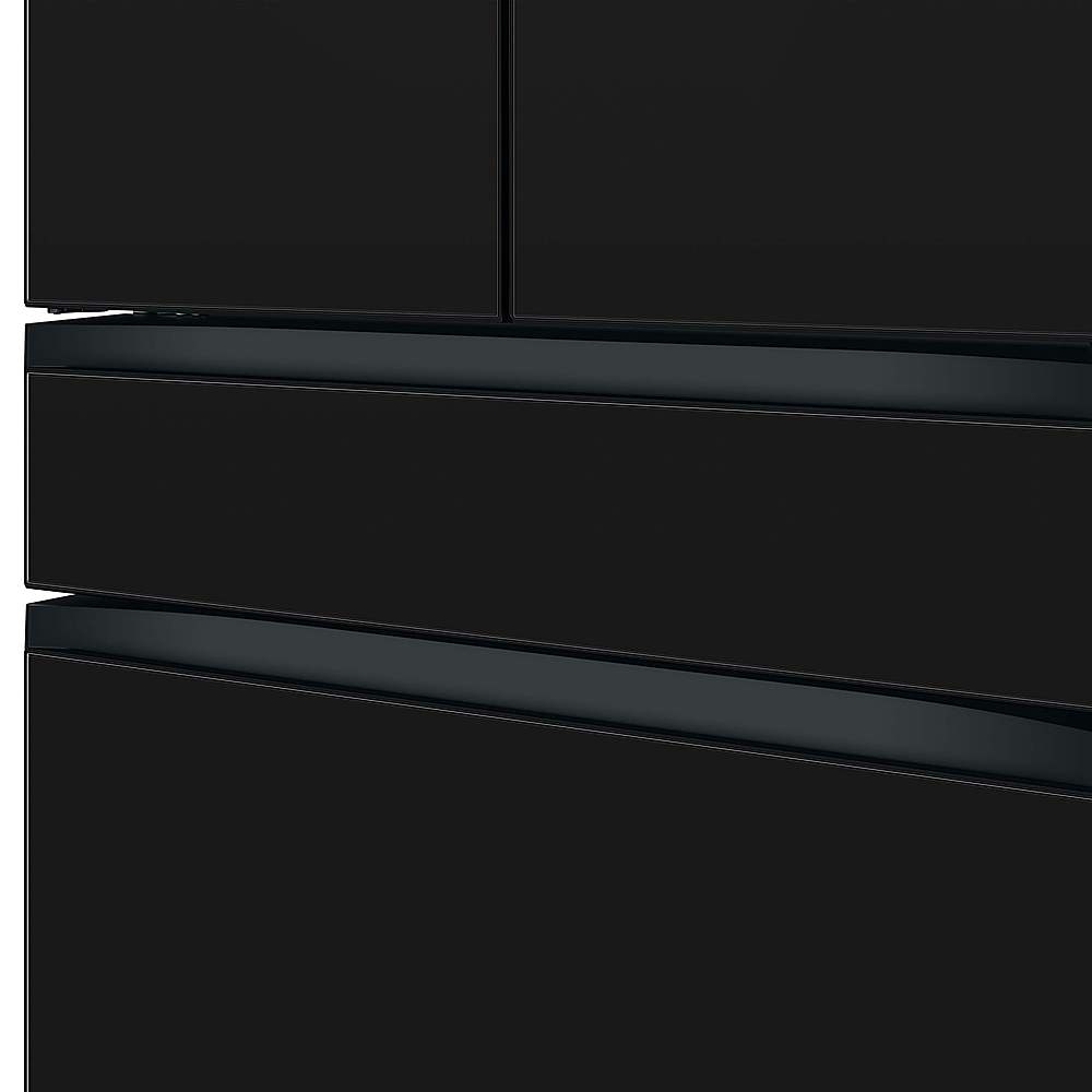 Alt View 16. Samsung - BESPOKE 23 cu. ft 4-Door French Door Counter Depth Smart Refrigerator with Family Hub - Custom Panel Ready.