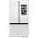 Angle. Samsung - BESPOKE 30 cu. ft. 3-Door French Door Smart Refrigerator with Family Hub - Custom Panel Ready.