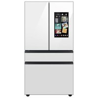 Samsung - BESPOKE 29 cu. ft. 4-Door French Door Smart Refrigerator with Family Hub - Custom Panel Ready - Front_Zoom