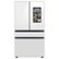 Angle. Samsung - BESPOKE 29 cu. ft. 4-Door French Door Smart Refrigerator with Family Hub - Custom Panel Ready.