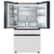 Alt View 12. Samsung - BESPOKE 29 cu. ft. 4-Door French Door Smart Refrigerator with Family Hub - Custom Panel Ready.