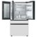 Alt View 13. Samsung - BESPOKE 29 cu. ft. 4-Door French Door Smart Refrigerator with Family Hub - Custom Panel Ready.
