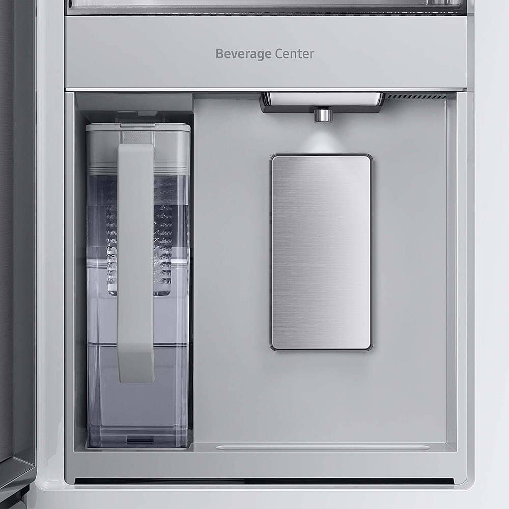 Alt View 16. Samsung - BESPOKE 29 cu. ft. 4-Door French Door Smart Refrigerator with Family Hub - Custom Panel Ready.
