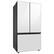 Alt View 11. Samsung - BESPOKE 24 cu. ft. 3-Door French Door Counter Depth Smart Refrigerator with Beverage Center - White Glass.