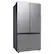 Alt View 11. Samsung - BESPOKE 24 cu. ft. French Door Counter Depth Smart Refrigerator with Beverage Center - Stainless Steel.