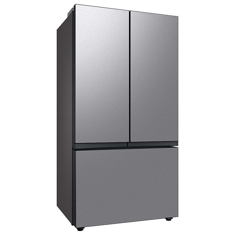 Alt View 11. Samsung - BESPOKE 24 cu. ft. French Door Counter Depth Smart Refrigerator with Beverage Center - Stainless Steel.