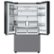 Alt View Zoom 20. Samsung - Bespoke 24 cu. ft Counter Depth 3-Door French Door Refrigerator with Beverage Center - Stainless steel.