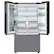 Alt View 12. Samsung - BESPOKE 24 cu. ft. French Door Counter Depth Smart Refrigerator with Beverage Center - Stainless Steel.