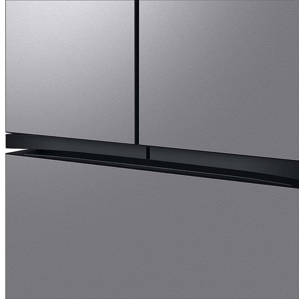 Alt View 16. Samsung - BESPOKE 24 cu. ft. French Door Counter Depth Smart Refrigerator with Beverage Center - Stainless Steel.