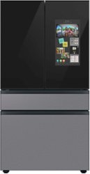 Samsung - 29 cu. ft. Bespoke 4-Door French Door Refrigerator with Family Hub™ - Charcoal - Front_Zoom