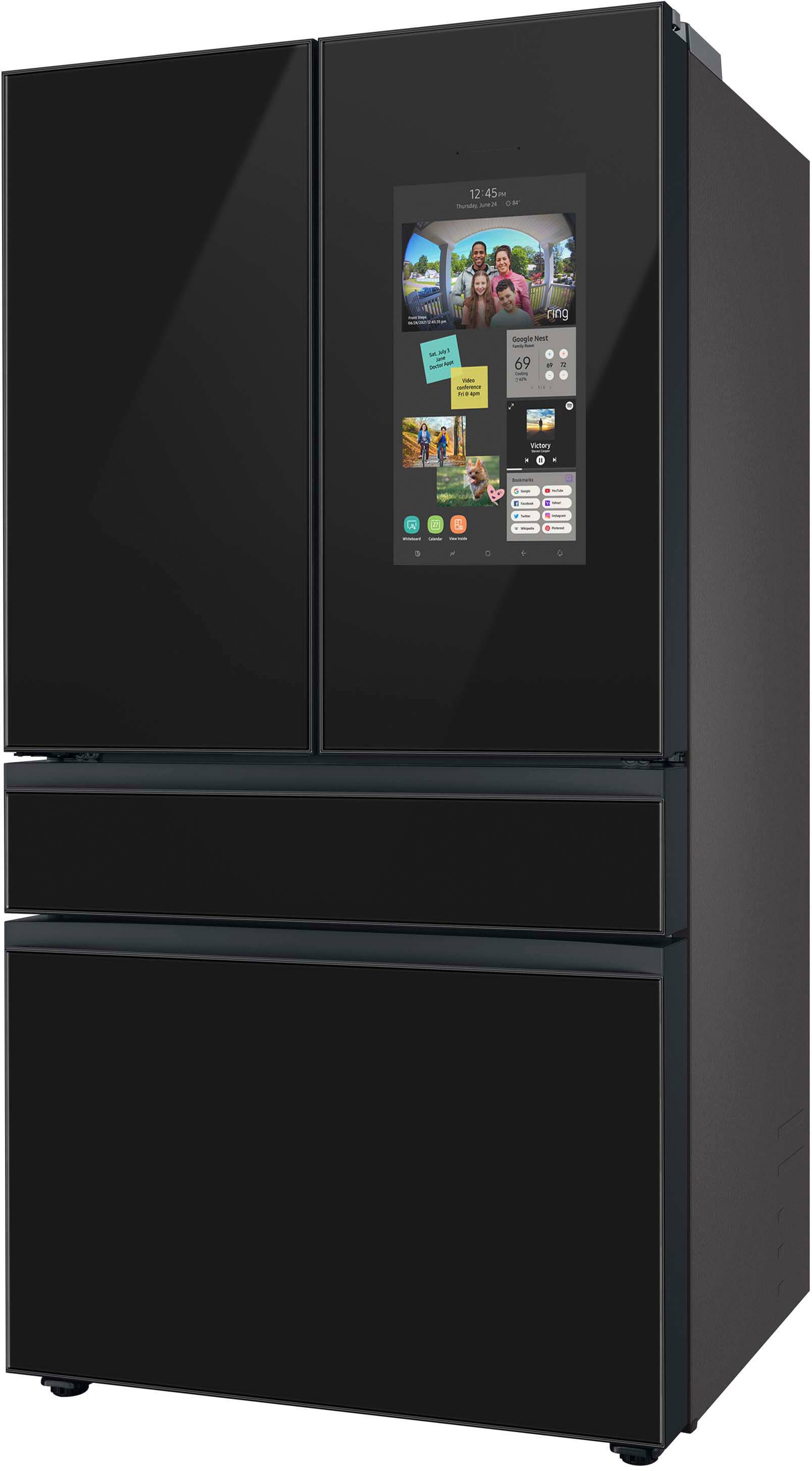 Alt View 20. Samsung - BESPOKE 29 cu. ft. 4-Door French Door Smart Refrigerator with Family Hub - Custom Panel Ready.