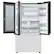 Alt View 13. Samsung - BESPOKE 24 cu. ft. 3-Door French Door Counter Depth Smart Refrigerator with Beverage Center - Custom Panel Ready.