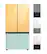 Front. Samsung - BESPOKE 24 cu. ft. 3-Door French Door Counter Depth Smart Refrigerator with AutoFill Water Pitcher - Custom Panel Ready.