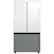 Angle. Samsung - BESPOKE 24 cu. ft. 3-Door French Door Counter Depth Smart Refrigerator with AutoFill Water Pitcher - Custom Panel Ready.