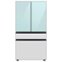 Samsung - BESPOKE 23 cu. ft. 4-Door French Door Counter Depth Smart Refrigerator with Beverage Center - Morning Blue Glass