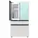 Alt View 14. Samsung - BESPOKE 23 cu. ft. 4-Door French Door Counter Depth Smart Refrigerator with Beverage Center - Morning Blue Glass.
