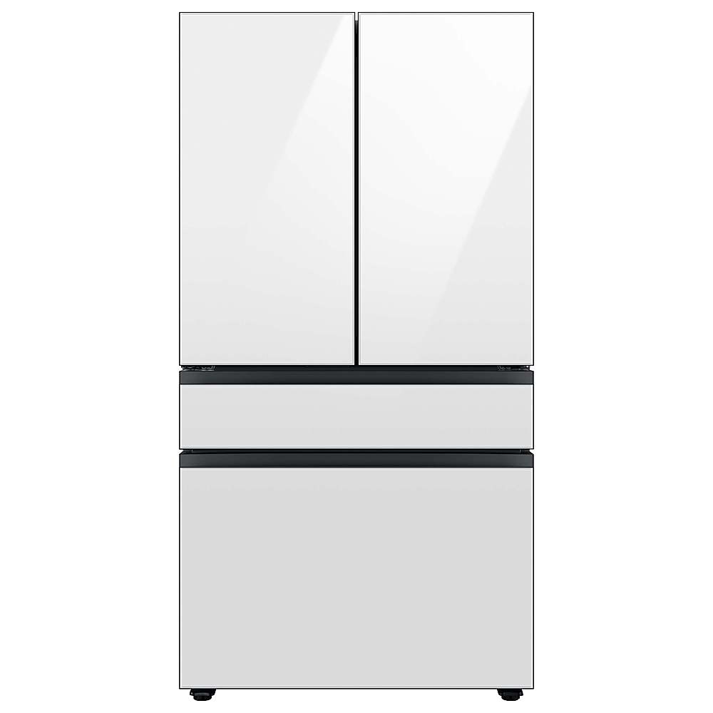 Bespoke 4-Door French Door Refrigerator (29 cu. ft.) – with Family Hub™  Panel in White Glass – (with Customizable Door Panel Colors) in White Glass  Refrigerators - BNDL-1646080407429