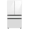 Samsung - 36 in. Wide BESPOKE 29 cu. ft. 4-Door French Door Smart Refrigerator with Beverage Center - White Glass