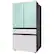 Alt View 12. Samsung - BESPOKE 29 cu. ft 4-Door French Door Smart Refrigerator with Beverage Center - Morning Blue Glass.