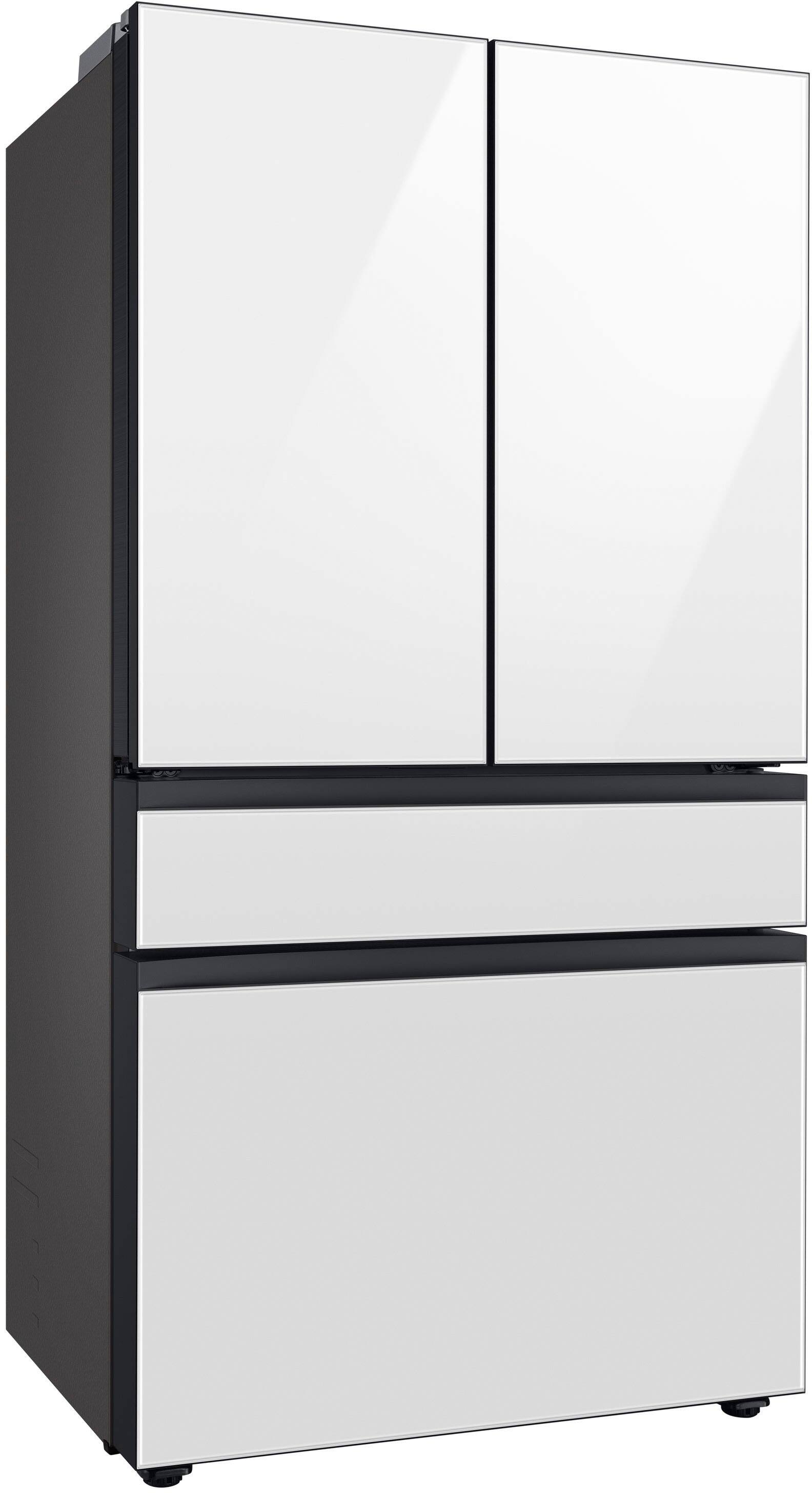 Alt View 11. Samsung - BESPOKE 23 cu. ft. 4-Door French Door Counter Depth Smart Refrigerator with Beverage Center - Custom Panel Ready.