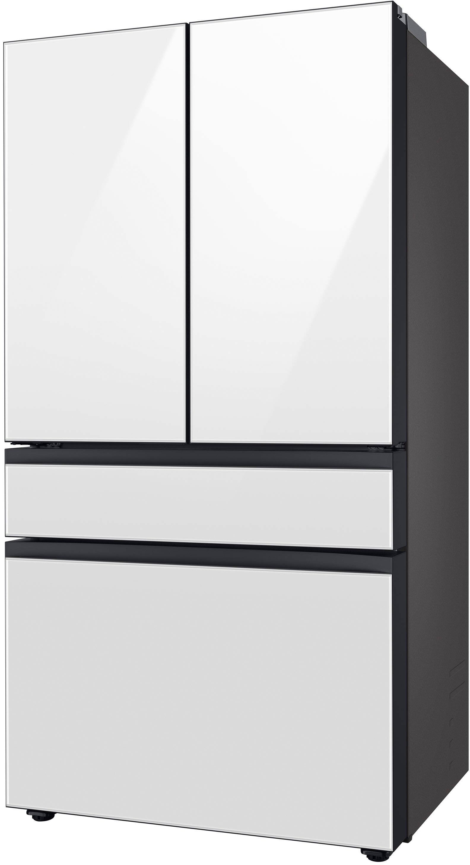 Alt View 12. Samsung - BESPOKE 23 cu. ft. 4-Door French Door Counter Depth Smart Refrigerator with Beverage Center - Custom Panel Ready.