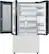 Alt View 13. Samsung - BESPOKE 30 cu. ft. 3-Door French Door Smart Refrigerator with Beverage Center - White Glass.