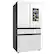 Alt View 11. Samsung - BESPOKE 23 cu. ft. 4-Door French Door Counter Depth Smart Refrigerator with Family Hub - Custom Panel Ready.