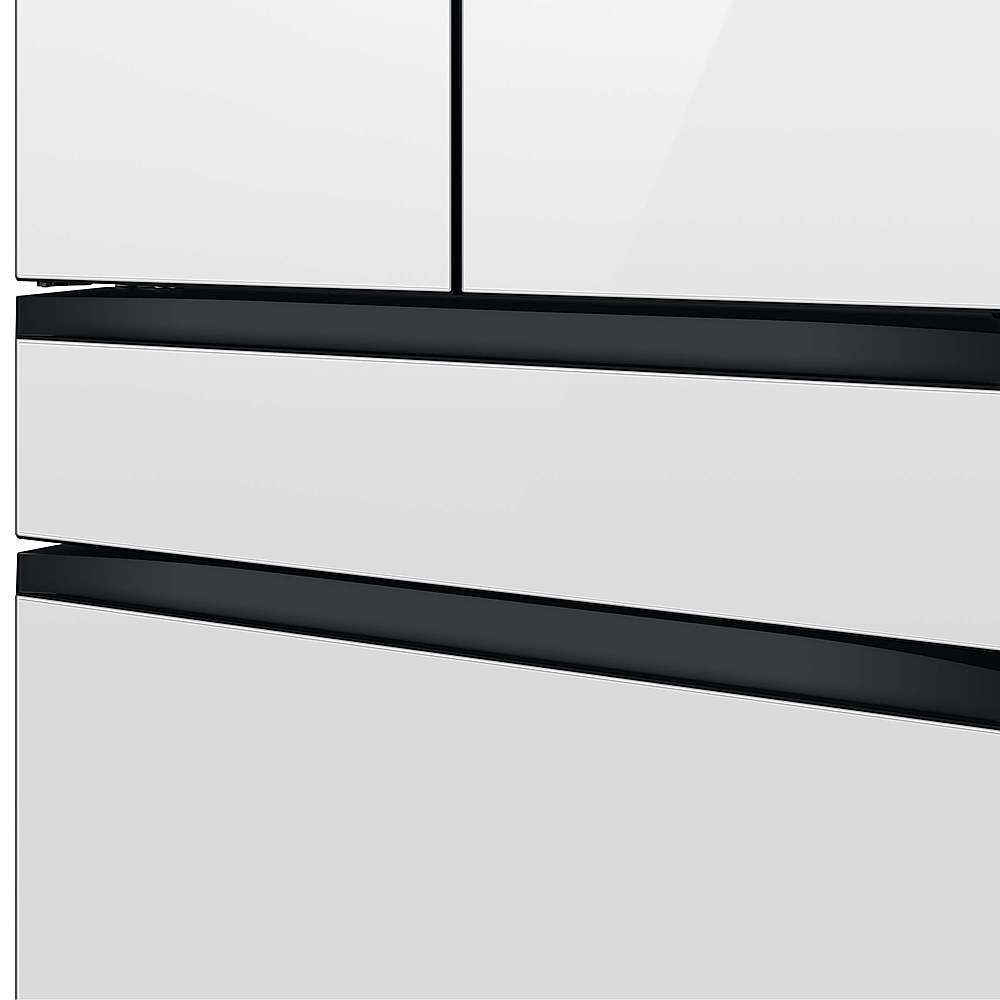 Alt View 16. Samsung - BESPOKE 23 cu. ft. 4-Door French Door Counter Depth Smart Refrigerator with Family Hub - Custom Panel Ready.