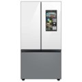 Front Zoom. Samsung - BESPOKE 30 cu. ft 3-Door French Door Smart Refrigerator with Family Hub - Gray Glass.
