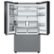 Alt View Zoom 12. Samsung - 30 cu. ft Bespoke 3-Door French Door Refrigerator with Family Hub™ - Gray glass.