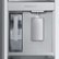 Alt View Zoom 15. Samsung - 30 cu. ft Bespoke 3-Door French Door Refrigerator with Family Hub™ - Gray glass.