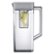 Alt View Zoom 21. Samsung - 30 cu. ft Bespoke 3-Door French Door Refrigerator with Family Hub™ - Gray glass.