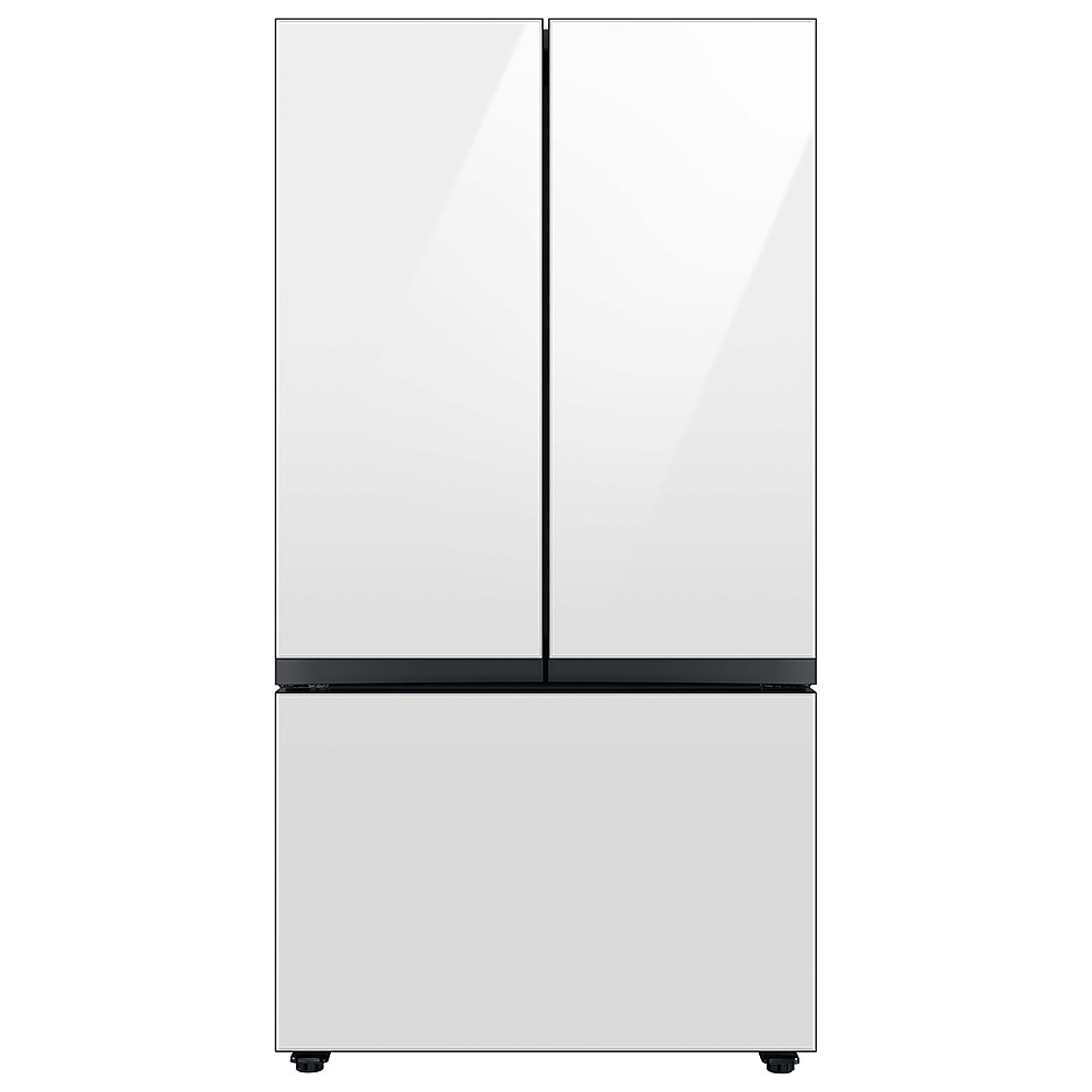 RF24BB620012AA by Samsung - Bespoke 3-Door French Door Refrigerator (24 cu.  ft.) with AutoFill Water Pitcher in White Glass