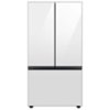 Samsung - BESPOKE 24 cu. ft. 3-Door French Door Counter Depth Smart Refrigerator with AutoFill Water Pitcher - White Glass