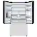 Alt View 12. Samsung - BESPOKE 24 cu. ft. 3-Door French Door Counter Depth Smart Refrigerator with AutoFill Water Pitcher - White Glass.