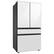 Alt View 13. Samsung - BESPOKE 23 cu. ft. 4-Door French Door Counter Depth Smart Refrigerator with AutoFill Water Pitcher - White Glass.