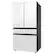 Alt View 14. Samsung - BESPOKE 23 cu. ft. 4-Door French Door Counter Depth Smart Refrigerator with AutoFill Water Pitcher - White Glass.