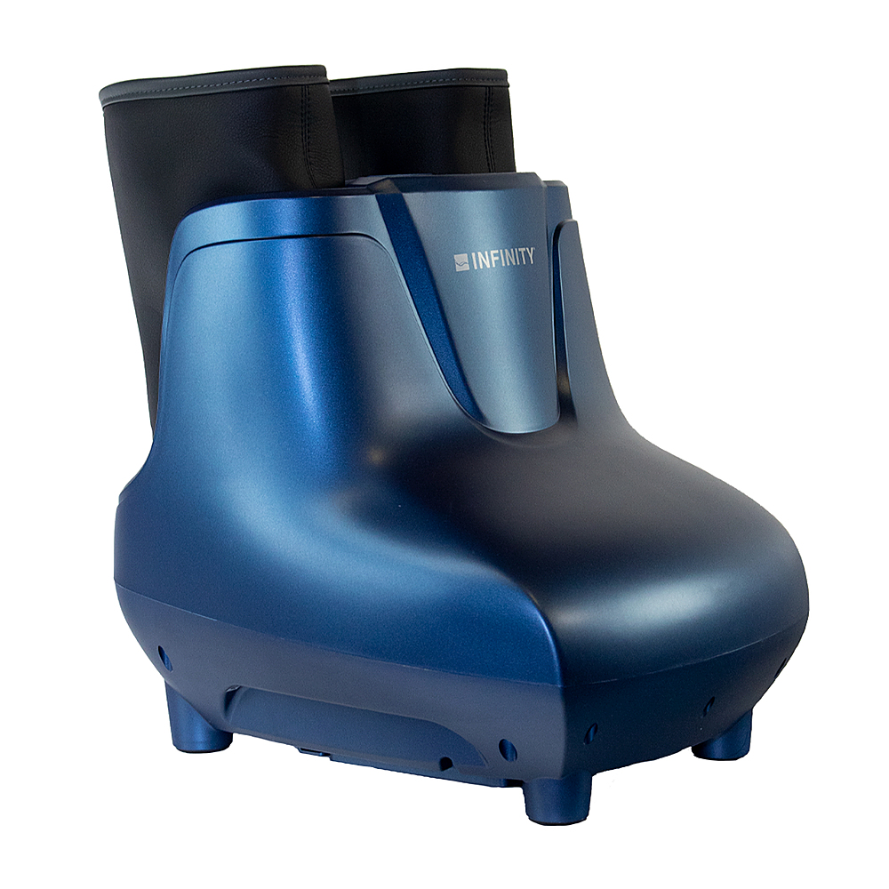 Angle View: Infinity - Foot and Calf Massager - Blue