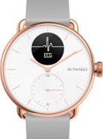 Withings - Scanwatch - 38mm Rose Gold and White - White - Front_Zoom