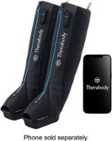 Therabody - RecoveryAir JetBoots Large - Black - Front_Zoom