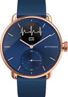 Withings - Scanwatch - Hybrid Smartwatch with ECG, heart rate and oximeter - 38mm - Blue - Front_Zoom