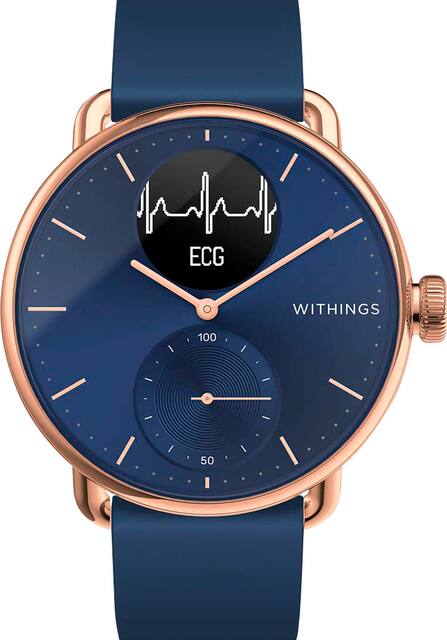 Withings steel cheap hr sapphire blue