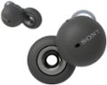Front Zoom. Sony - LinkBuds True Wireless Open-Ear Earbuds - Dark Gray.