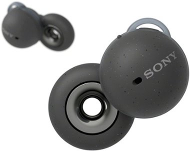 Sony - LinkBuds True Wireless Open-Ear Earbuds - Dark Gray