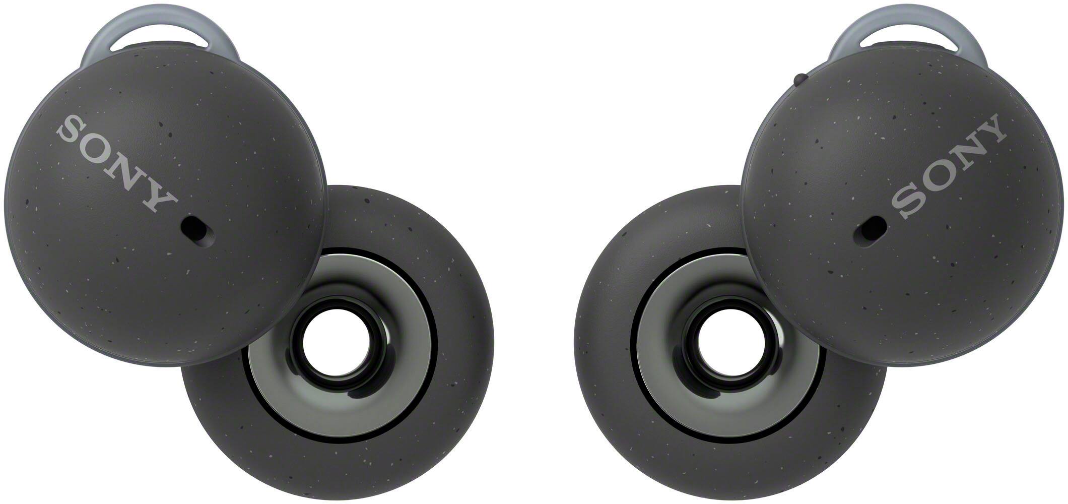 Alt View 11. Sony - LinkBuds True Wireless Open-Ear Earbuds - Dark Gray.