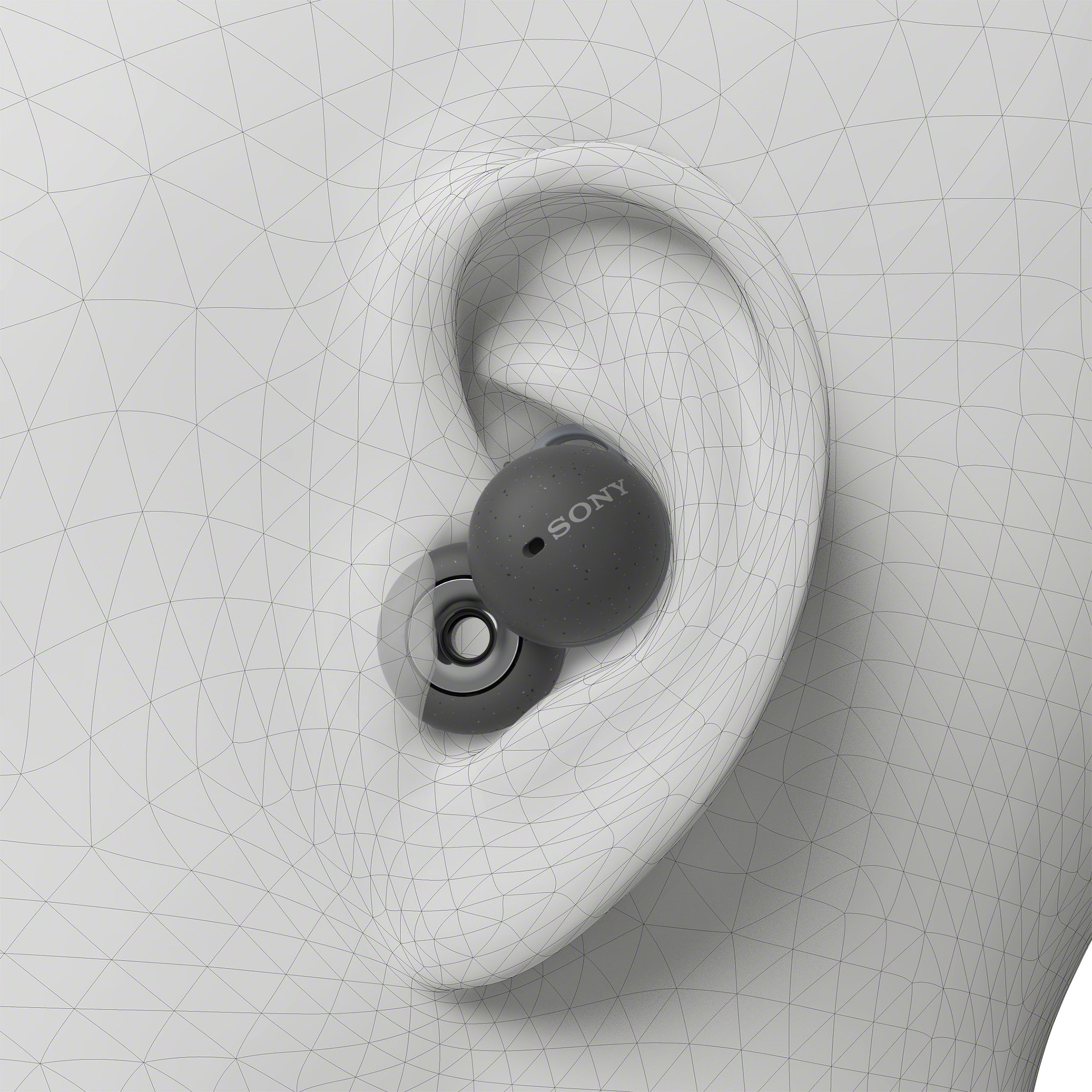 Sony True Open-Ear Dark Best Wireless WFL900/H Buy LinkBuds - Gray Earbuds